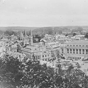 General View of Spa, town in Belgium 30 June 1920