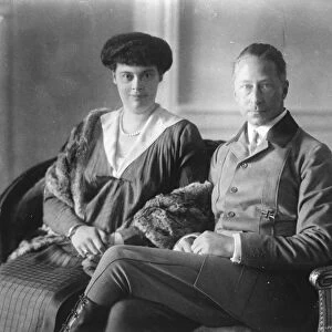 German ex - Crown Prince, Prince Friedrich Wilhelm and the ex - Crown Princess