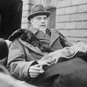 Germany and Genoa. Dr W Rathenau, the German Foreign Minister photographed in