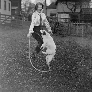 Getting in trim for the circus ring. 16-year-old Olga Astley, one of Britain s