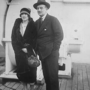 Grand Duke Boris and his wife in America. The Grand Duke Boris of Russia and his