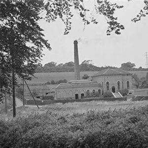 Gravesend Water Works in Kent. General view of the works. 1939