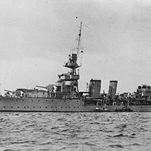 HMS Curlew, British gunboat. 22 October 1927