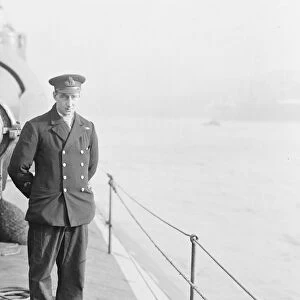 HMS Submarine No 3 Lieut Commander Taylor, Commander of the M 3 30 March 1920