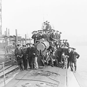 HMS Submarine No 3 The officers and the crew 30 March 1920