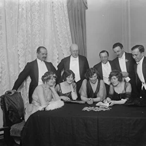The Hunt the Slipper Ball at the savoy front to left Mrs Leslie Henson, Hon