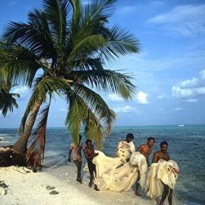 India - Laccadives (Lakshadweep) The beautiful atoll island of the Laccadives