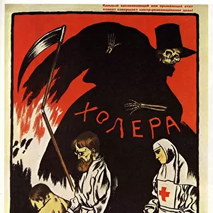 Ivanov Sergei Citizens! Get an anti-cholera vaccination! Death is powerless against it
