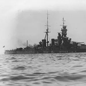 Japanese Battleship. Kongo after refit. Battle cruiser, the last Japanese