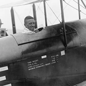 The Kings Cup Air Race. W L Hope in his DH60 Moth. 9 July 1926
