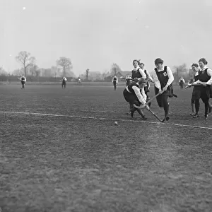 Ladies hockey at Kew East versus South Territorials 26 February 1921
