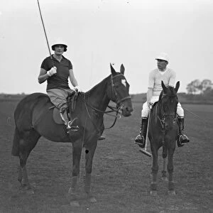 Ladies Polo at Melton Mowbray. The Honourable Mrs Gilbert Greenall 20 June 1931