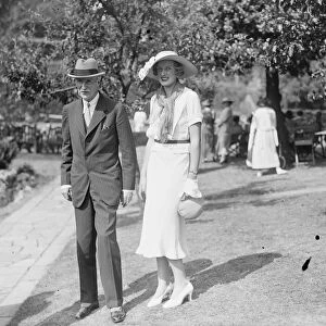 Lady Crossfields tennis club party at Highgate Colonel Morrison Bell and Miss