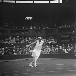 Lawn tennis at Wimbledon. R Watson in play 16 June 1928