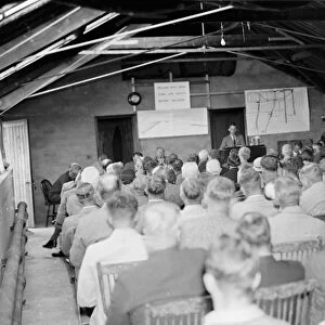 A lecture at the East Malling Research Station. 1935