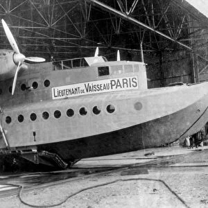 The Lieutenant de Vaisseau in Paris - the great six engined flying boat which has