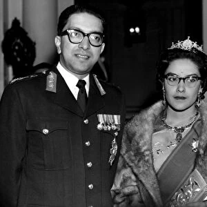 London: King Mahendra and Queen Ratna of Nepal arrive at the Nepalese Embassy here