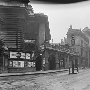 London, King William Street Bank underground station 5 May 1920