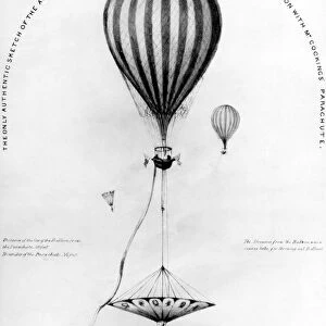 London and Lee : The only Authentic Sketch of the Ascent of the Vauxhall Balloon