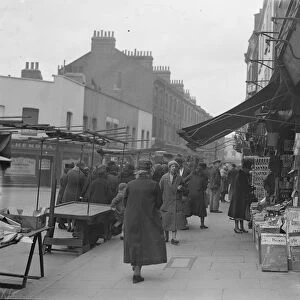 London - The Typical Street Market scene, Lambeth Walk 18 October 1932 History