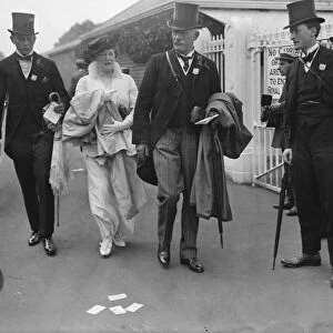 Lord Cheylesmore arriving at Royal Ascot Races