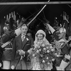 Lord Ilchesters daughter weds. Lady Mary Fox Strangeways, daughter of the Earl