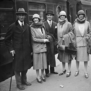 Lord Lytton returns to London. The Earl and Countess of Lytton with their two daughters