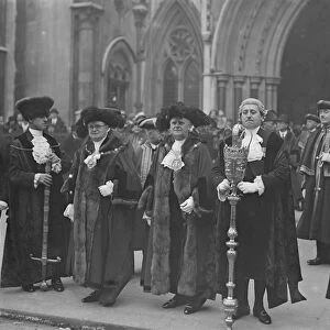 The Lord Mayors Show Left Sir Percy Greenaway ( Elect ) and Sir Maurice Jenks