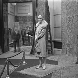 Marchioness of Carisbrooke at Grafton Galleries. 14 July 1930