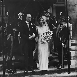 The marriage of Lieutenant Col. David Welsh, DSO, R. H. A. and Miss M. E. M (Nell) Campbell
