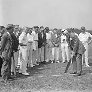 Martin Bladen Hawke, 7th Baron Hawke of Towton Opens New Cricket Ground of the Indian