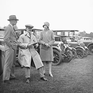 Melton Polo Club tournament. Mr P Paget, Major Ronald Kaye and Mrs Alistair King