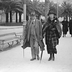 Menton Mr and Mrs Tulloch March 1925