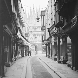Mercery lane, Canterbury. 1937