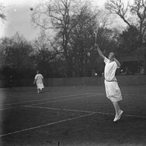 Miss Joan Fry, Tennis player 5 May 1925
