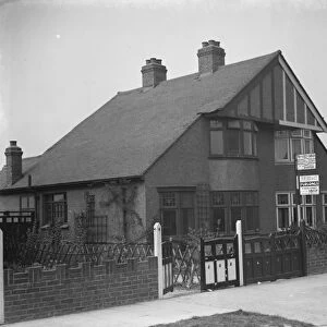 A modern semi - detached house in Sidcup, Kent. 1938