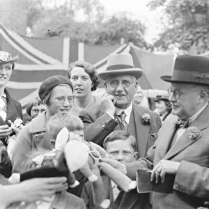 The Mottingham Midsummer Fair in Kent. 1939