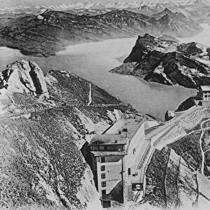 Mount Pilatus and Lake of Lucerne. 27 September 1920