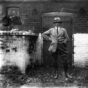Mr C L Ager, steeplejack. 1922