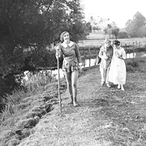 Mrs Hall at the front in the Eynsford Pageant, Kent 1939