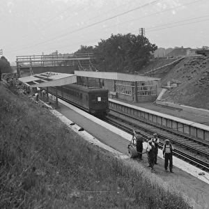 The new Albany Park train station. 1935