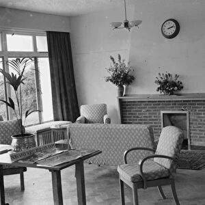 The new nurse home at the Memorial Hospital in Woolwich, London. An interior view
