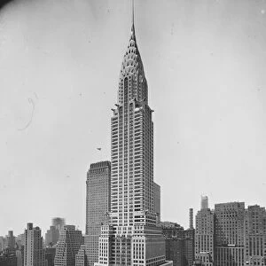 New view of the worlds tallest structure. A fine view of the great Chrysler Building