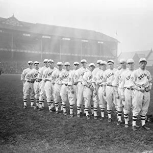 The Newyork Giants and the Chicago White Sox meet at Liverpool The Chicago White