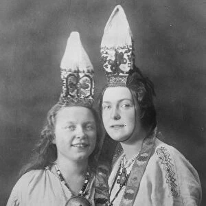Novel Wedding Finery Two Esthonian Brides who were married at a village near Reval