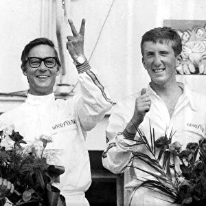Nuerburgring: Maston Gregory (right) driving a Maserati won the 1, 000 kilometre
