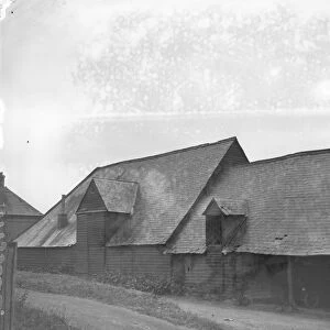 An old barn at Stonehall Farm, Oxted, Surrey to be demolished and the materials