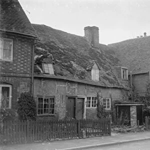 Old cottages, Otford, Kent. 1935