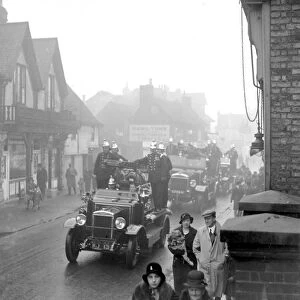 Orpington fire engines, Kent. 1934