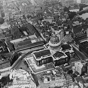 Paris as seen from the air. Showing the Pantheon. 1 November 1928